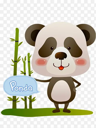 喜爱竹子的熊猫