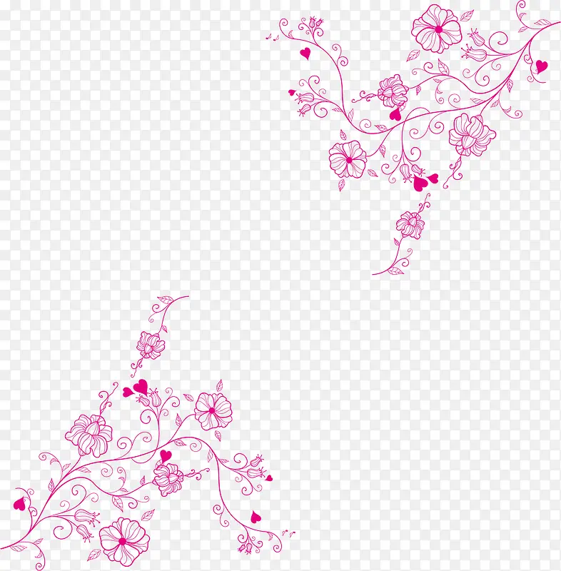 紫色花纹