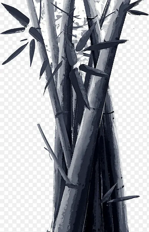 古风国画竹子