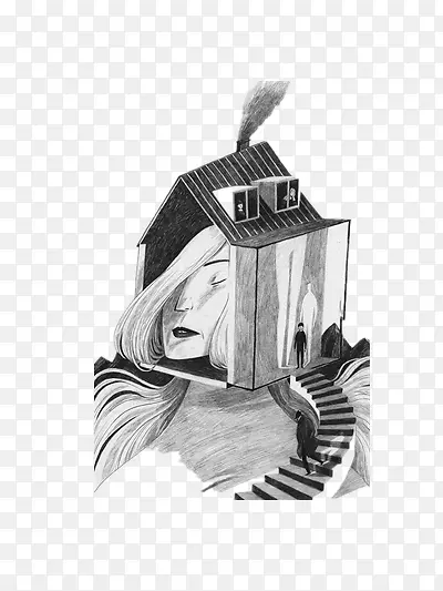 黑白插画PNG图片素材下载_图片编号ymjrpjlo-免抠素材网