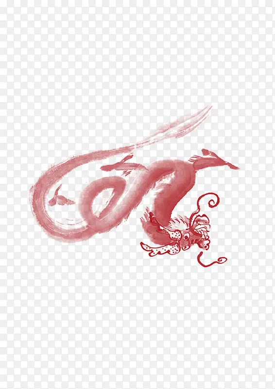 水墨龙
