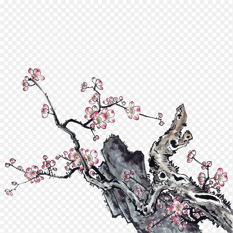 国画桃花