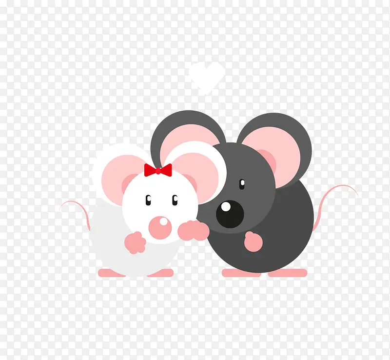 爱情卡通可爱小动物装饰爱情动物