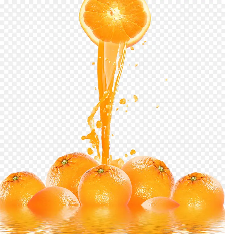 橙汁水纹