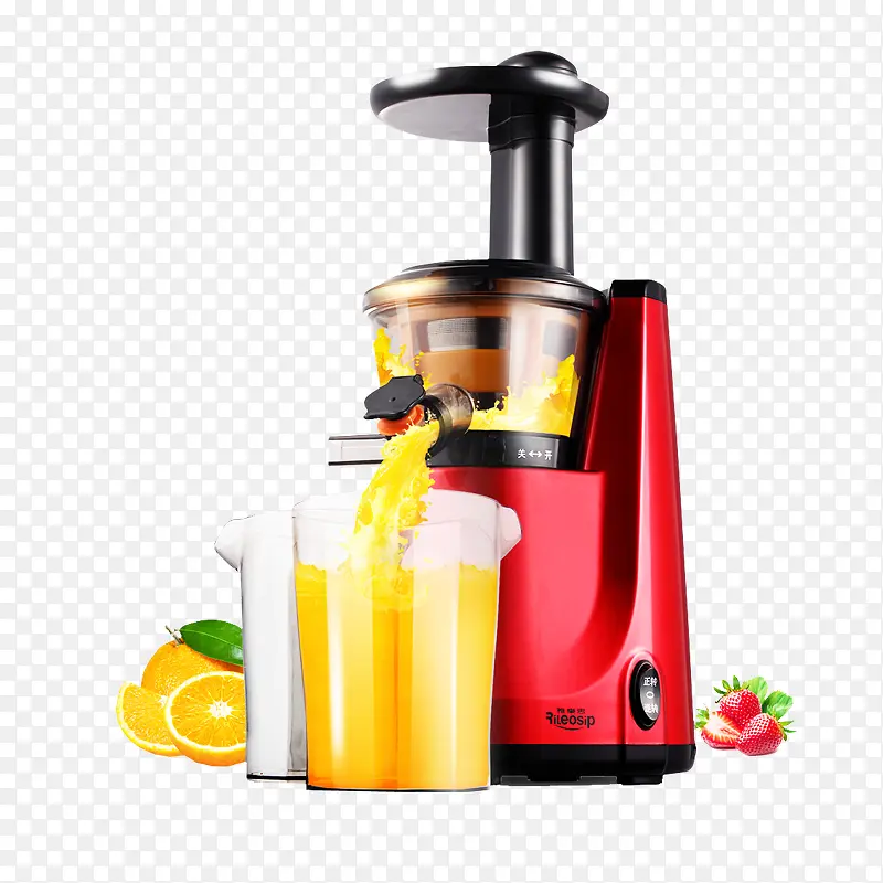 产品实物橙汁榨汁机
