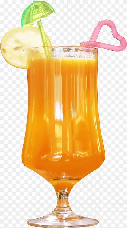 精致橙汁果汁饮料杯