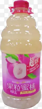 果粒蜜桃果汁饮品