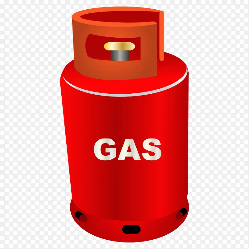 煤气罐 红色