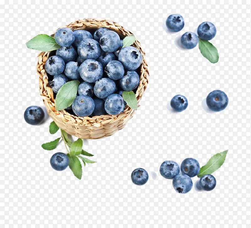 一篮蓝莓