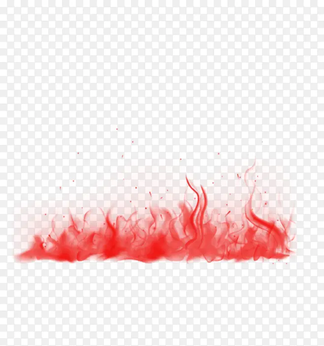 红色火焰效果装饰