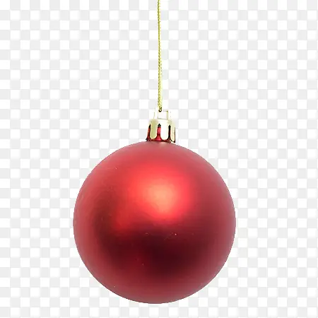 圣诞节红色装饰球
