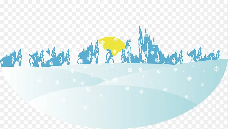 雪景大雪下雪