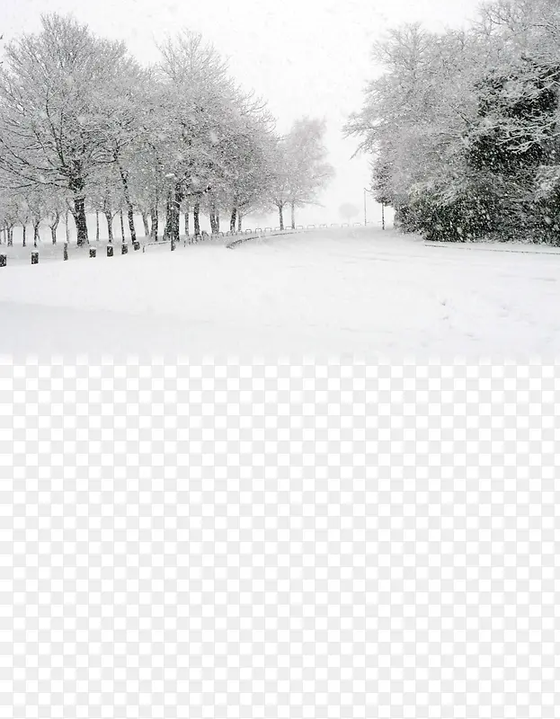 雪景png免抠图素材