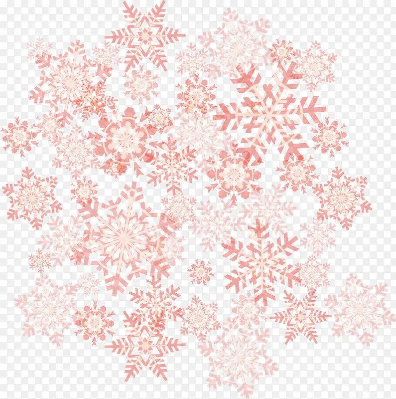 矢量下雪