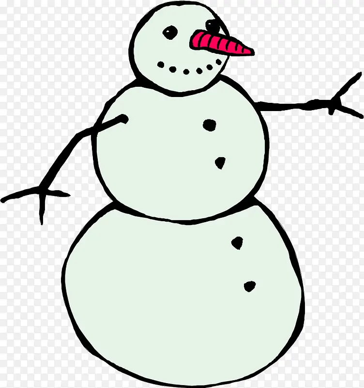 简易雪人
