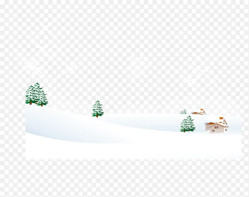冬天雪景雪域素材