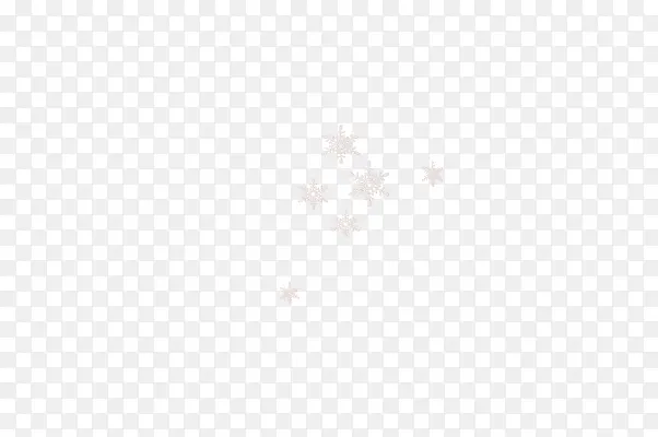 漂浮纯白雪花
