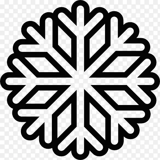冬天的雪花图标