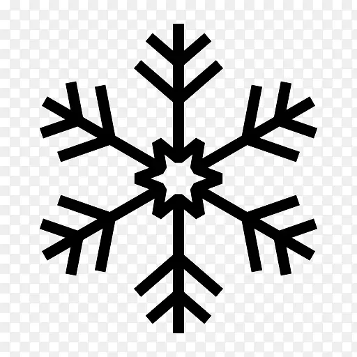 创意合成手绘合成雪花图案