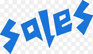 高清蓝色字体效果设计