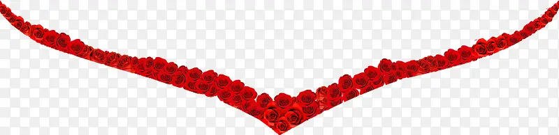 红色玫瑰花朵爱心