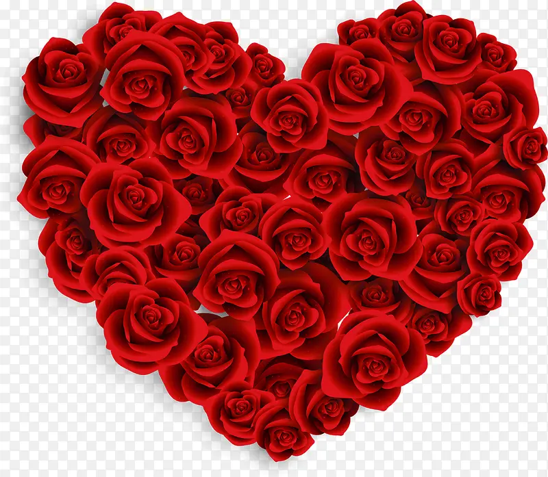 红色玫瑰爱心