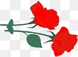 红色大气玫瑰背景图片