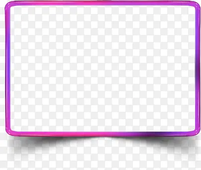 紫色红色质感边框造型