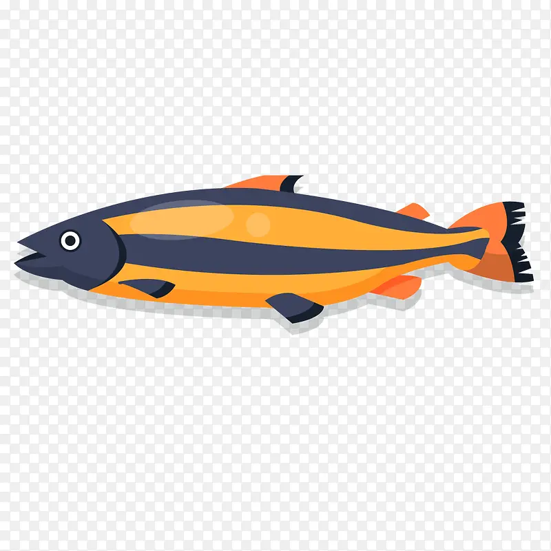 卡通海洋生物鱼文艺风海报设计