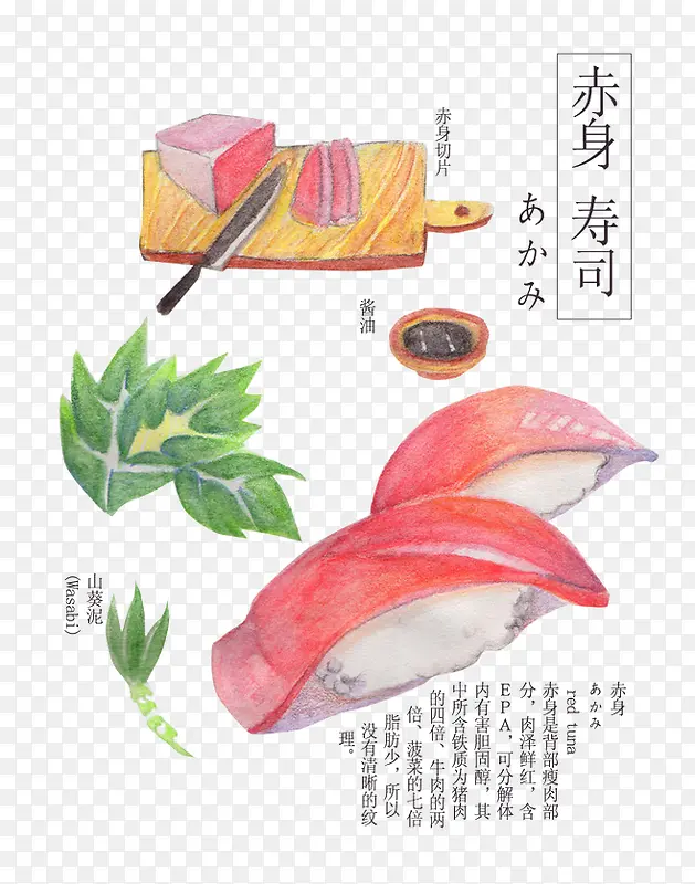手绘寿司