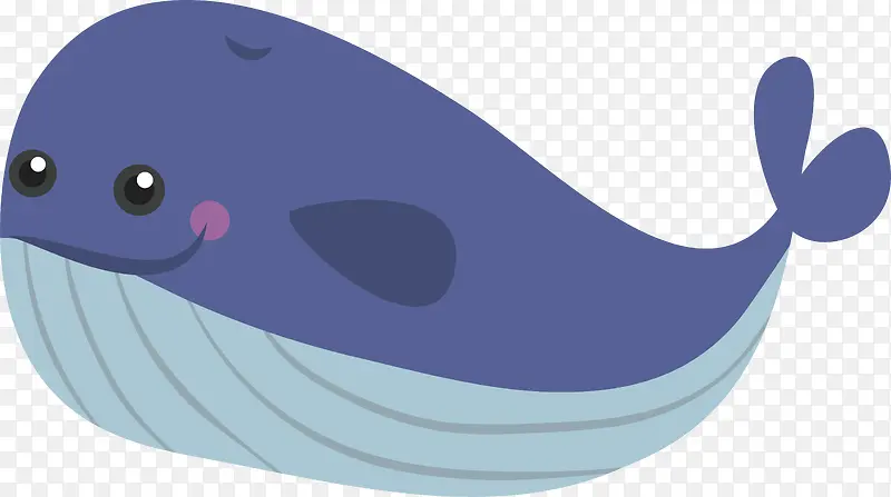 可爱的蓝色鲸鱼