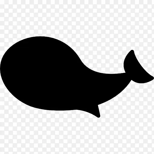 鲸鱼游泳图标