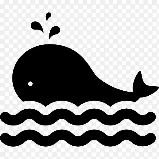 鲸鱼呼吸图标
