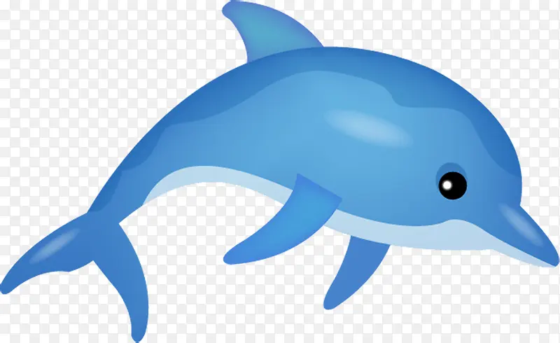 卡通海底动物鲸鱼效果
