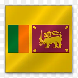 斯里兰卡斯里兰卡亚洲旗帜