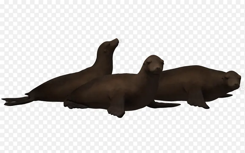 海底生物3d卡通动物