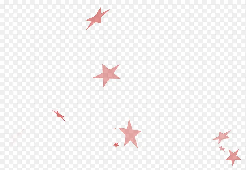 红色模糊创意五角星