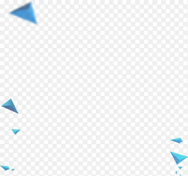 蓝色模糊三角漂浮