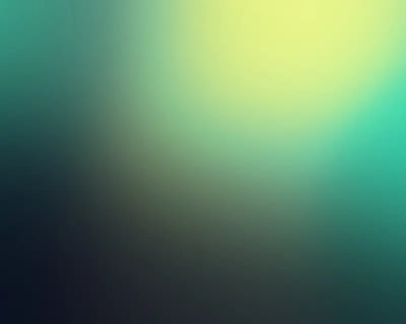 黄绿色渐变模糊海报
