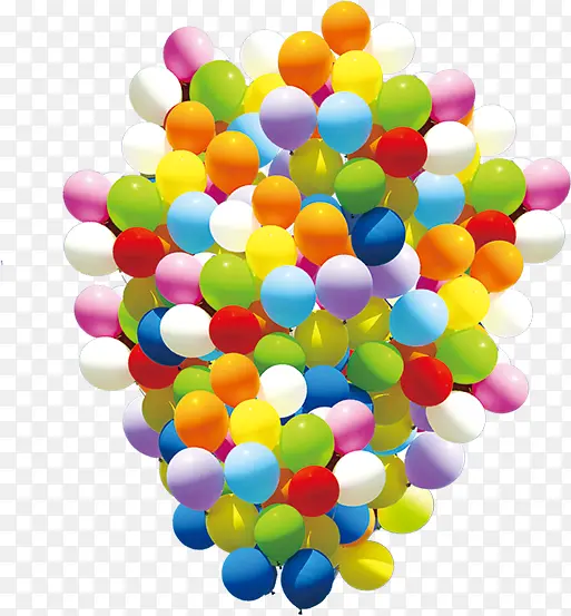 彩色漂浮气球元旦装饰