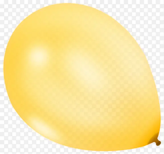 黄色卡通气球装饰可爱