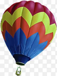 彩色热气球飞翔装饰