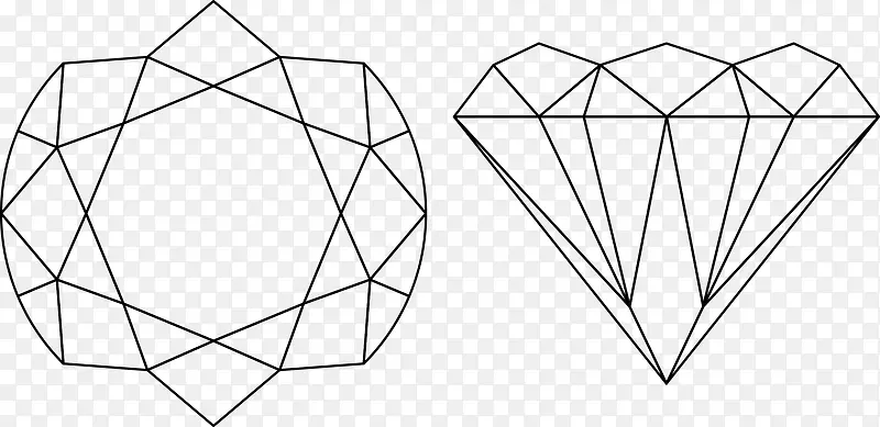 线型钻石水晶