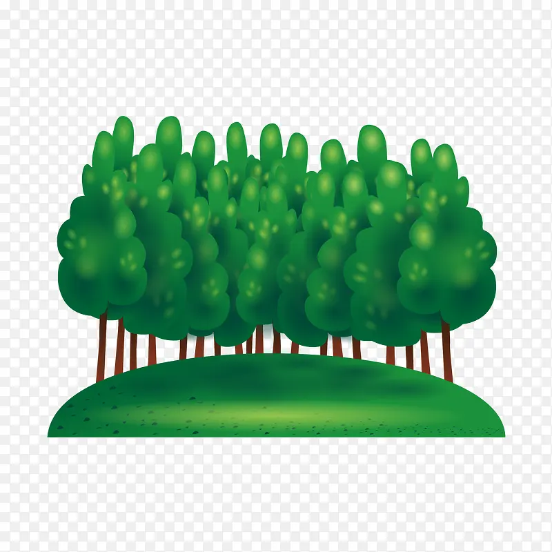 绿色树