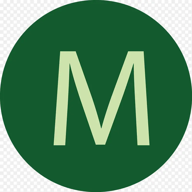 形状字母M