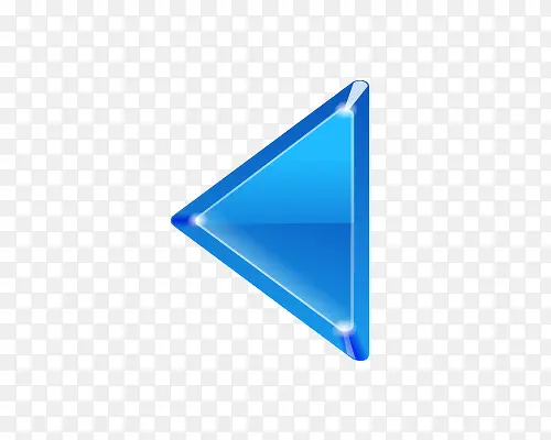 蓝色炫丽三角形状