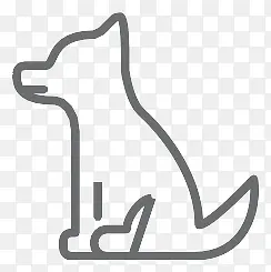 狗Outline-icons