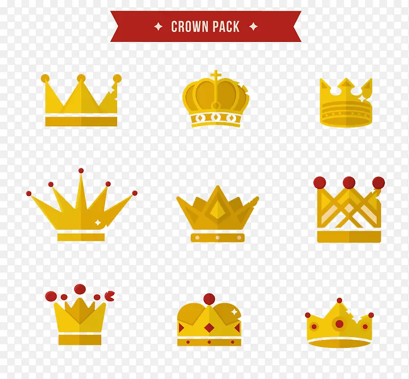 9款创意金色皇冠