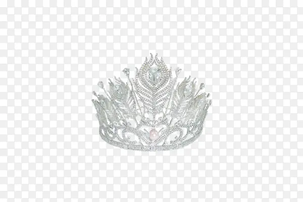 白色钻石皇冠图标