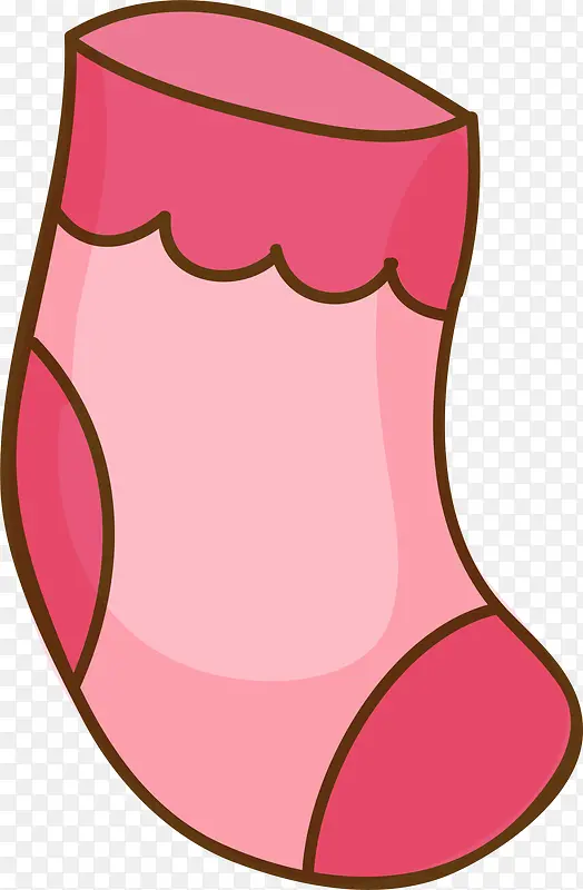 粉色美丽袜子